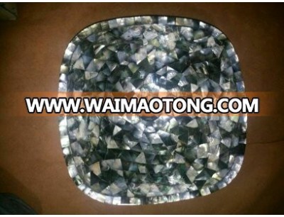 Mother of Pearl made Wash Basin Black Color