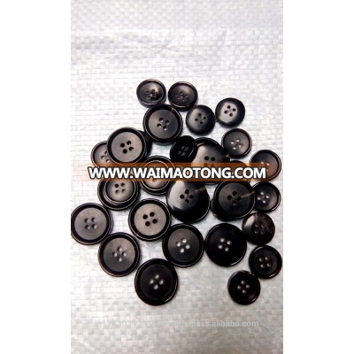 Buffalo Horn Buttons with 4 holes and 2 Holes